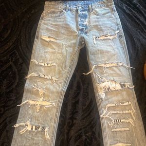 Ksubi Chitch Nowhere Authentik Trashed in Denim